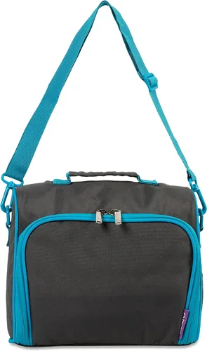 Vista 12 de J World New York Casey - Lonchera pequeña para adultos. Lonchera aislada de tamaño mediano para niños, color negro, 9.5 x 10 x 3.5 pulgadas