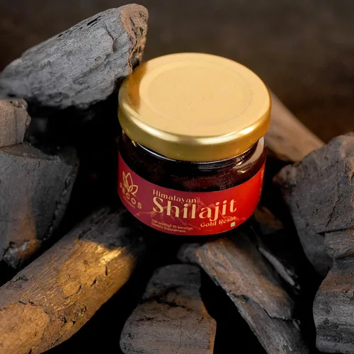 Vista 5 de Resina pura Himalaya Shilajit de alta potencia de grado dorado para hombres y mujeres 100 porciones para refuerzo de energía y apoyo inmunológico