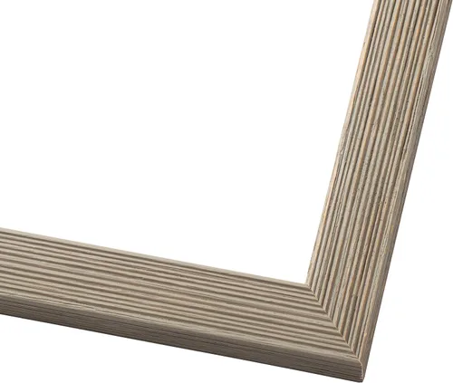 Vista 4 de Marco de fotos de madera maciza gris de 23 x 33 pulgadas de ancho de 1 pulgada Profundidad del marco interior de 0.5 pulgadas Marco de fotos
