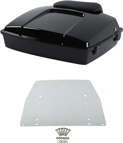 Vista 10 de TCMT Razor - Caja de maletero de motocicleta para Harley Touring 1997-2013 Road King Road Glide Street Glide Electra Glide Pack Trunk