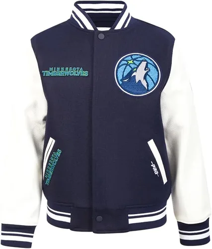 Vista 25 de Pro Standard Chaqueta Varsity clásica retro de la NBA para niños grandes