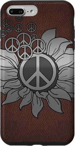 Vista 12 de Sunflower Peace Sign Hippie Hippy Vintage Floral Soul Gift Case for iPhone 17