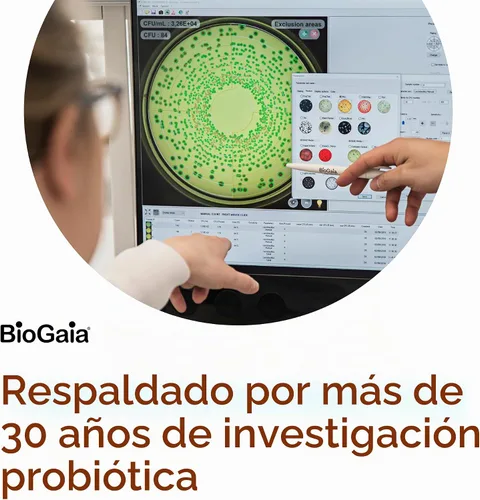 Vista 6 de BioGaia, comprimidos masticables con probiótico, 30 unidades por caja, 46005, 1, 1