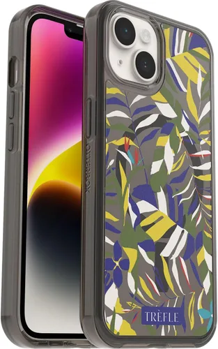 Vista 11 de OtterBox Funda para iPhone 14 y iPhone 13 (solamente) - Serie Symmetry + - Negro - Ultra-Sleek - Se ajusta a MagSafe - Bordes elevados para proteger