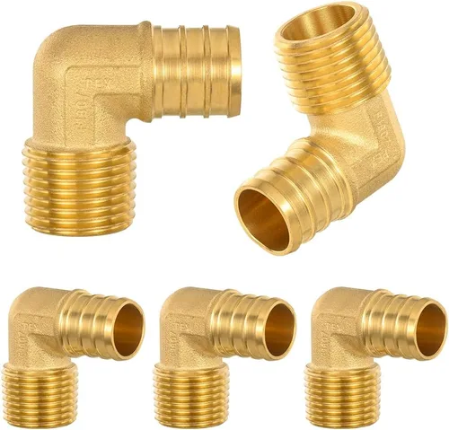 Vista 19 de Paquete de 2 adaptadores hembra Pex X 1 pulgada FIP de 1 pulgada, tubo Pex de 1 pulgada a rosca hembra NPT de 1 pulgada, puerto completo, sin plomo