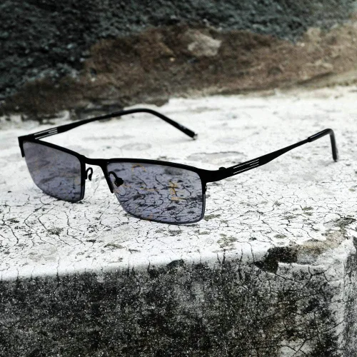 Vista 8 de Gafas de lectura fotocromáticas progresivas multifoco para hombre