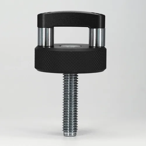 Vista 3 de ROCKWORKX Billet Tornillo de pulgar de aluminio duro de extracción rápida, anillo en D integrado, compatible con Jeep Wrangler JK 2007-20018, JL