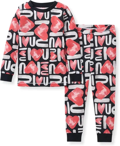 Vista 16 de Burt's Bees Baby Pijama de algodón orgánico para niños, conjunto de pijama Paquete de 1 temporada de Apple