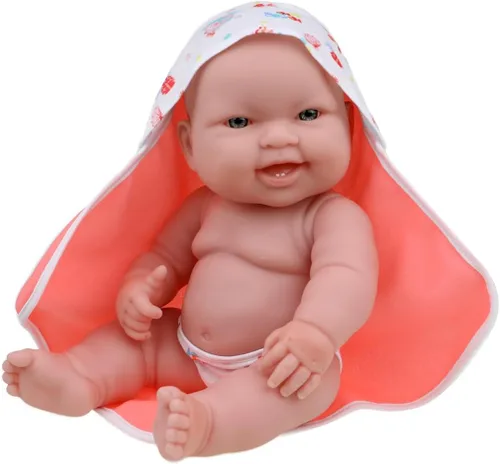 Vista 2 de JC Toys - Muñeca y baño de 14 pulgadas para amar a los bebés Juego de regalo y accesorios de baño y ducha de trabajo real Posable e impermeable