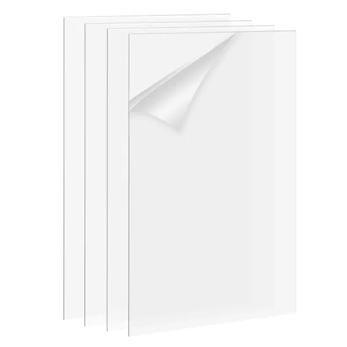 Vista 11 de Paquete de 7 hojas de plexiglás transparentes de 8 x 12 pulgadas, hojas de plexiglás acrílico para proyectos de manualidades, láminas de plástico