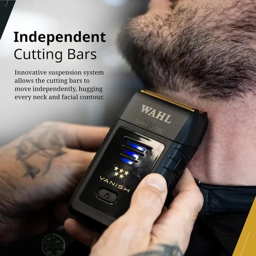 Vista 5 de Wahl Professional Vanish - Cabezal de aluminio y barra de corte, accesorios de afeitadora de alto rendimiento