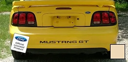Vista 13 de Letras de inserción para parachoques trasero, calcomanías para Ford Mustang GT Negro (Mate) - CBM (se ajusta a 1994-1998)