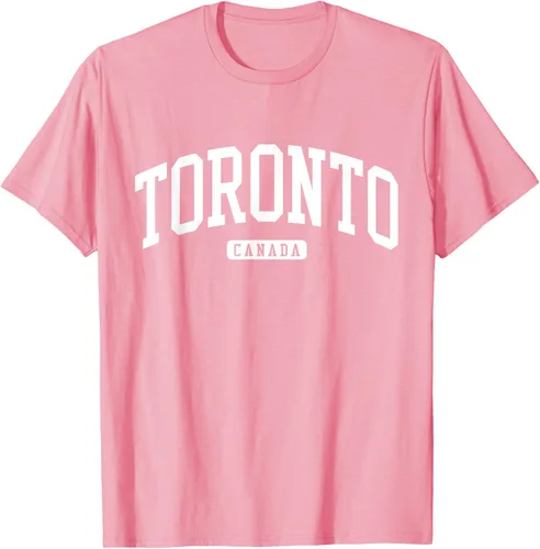 Vista 95 de Camiseta estilo universitario de Toronto Canada, Negro