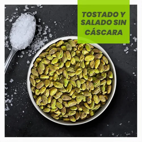 Vista 3 de Wonderful Pistachos - Pistachos sin cáscara, asados y salados, 6 onzas