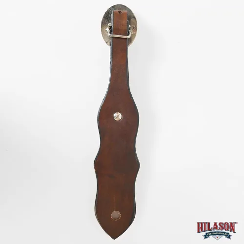 Vista 7 de HILASON Western Horse Tack Quick Change Buckle Slobber Straps Marrón oscuro