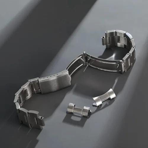 Vista 5 de Correa de acero inoxidable 316L 20MM Oyster Watch Band para reloj RLX