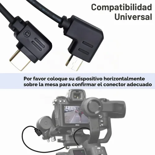 Vista 5 de Cable de control RSS, USB-C a Multi-USB Cable de control multicámara para DJI Ronin-SC para Sony A9, A7, A7S, A7S/A7R II, A7/A7R III 11.8 in (arriba)