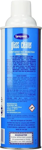 Vista 2 de Sprayway Limpiador de vidrio en aerosol en spray, 19 oz (El empaque puede variar)