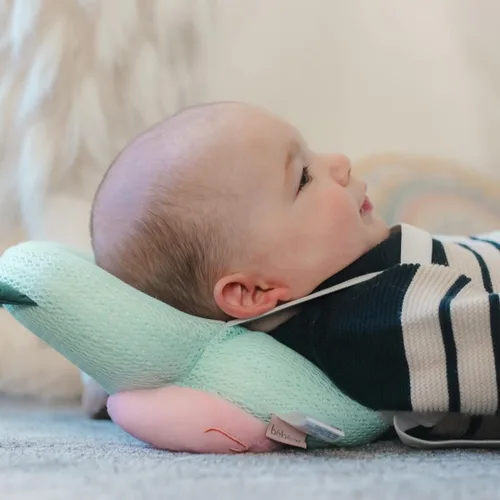Vista 2 de Bebamour - Protector de cabeza para andadores de bebés pequeños, almohadilla de seguridad ajustable para bebés, mochila para gatear con correa