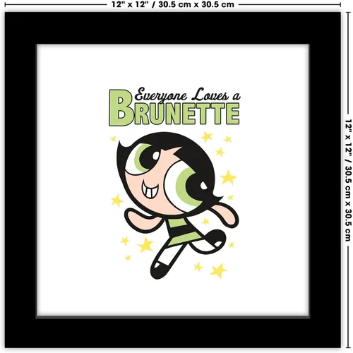 Vista 6 de Trends International Gallery Pops - Póster de pared de Cartoon Network The Powerpuff Girls - Everyone Loves a Brunette - 12.00 x 12.00 pulgadas