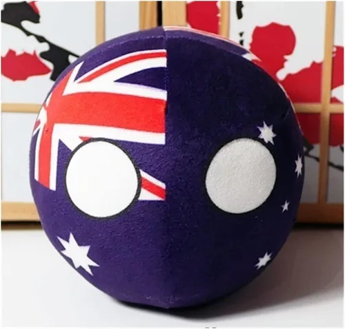 Vista 44 de Polandball Countryballs Muñeco de peluche Ucrania España Hungría Portugal Rumanía Grecia Austria México Polonia Ball (15,3.8 pulgadas)