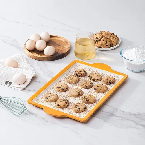 Vista 3 de Wisenvoy Hojas de galletas Sartén para galletas Hojas de galletas para hornear