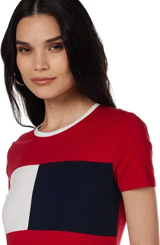 Vista 2 de Tommy Hilfiger T-Shirt Short Sleeve Cotton Summer Dresses for Women