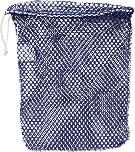 Vista 5 de Bolsa de malla con cordón - Amarilla, 18"x 30
