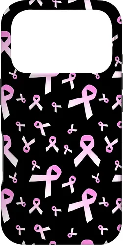 Vista 30 de Pink Ribbon Pattern Mestastatic Breast Cancer Awareness Case for iPhone 17