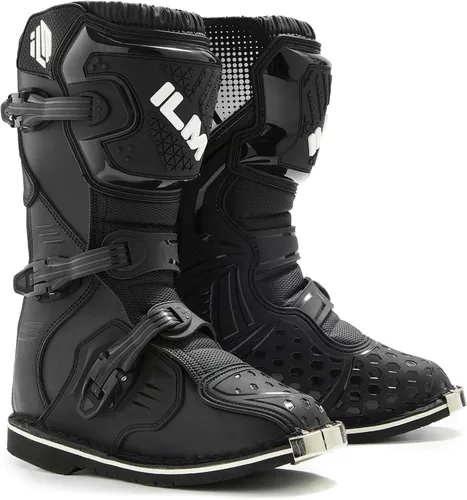 Vista 9 de ILM Botas de motocicleta impermeables ATV Motorcross Dirt Blike para hombres, modelo MX3