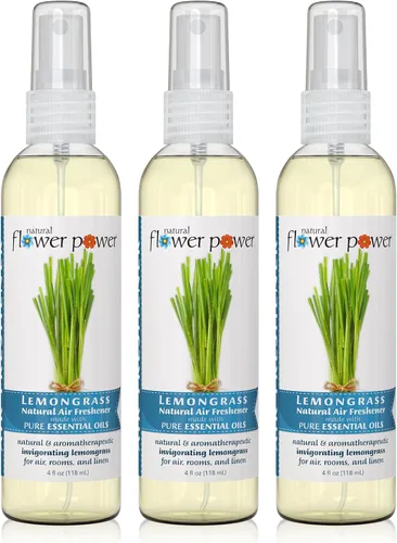 Vista 18 de Natural Flower Power Ambientador en aerosol – Eliminador de olores con aceites esenciales – Hogar, automóvil y tela – Libre de crueldad animal
