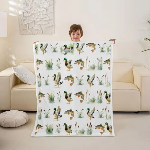 Vista 21 de Erosebridal - Mantas de bebé unisex para niños y niñas, mantas de guardería de animales de granja de minky 40x50, manta sherpa con diseño de tractor