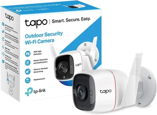 Vista 9 de Tapo TP-Link - Cámara de seguridad 2K con cable para exteriores, IP66