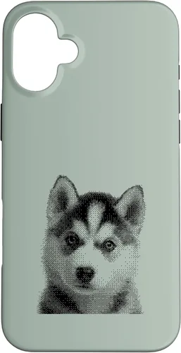 Vista 22 de Chic Husky Puppy for Dog Mom and Paw Parents Case for iPhone 16