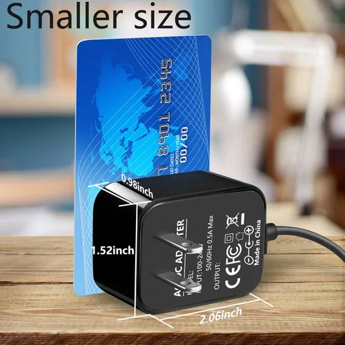 Vista 6 de Repuesto para cargador Stanley Fatmax compatible con Stanley SL10LEDS SL10LEDSL 5V linterna cable de alimentación