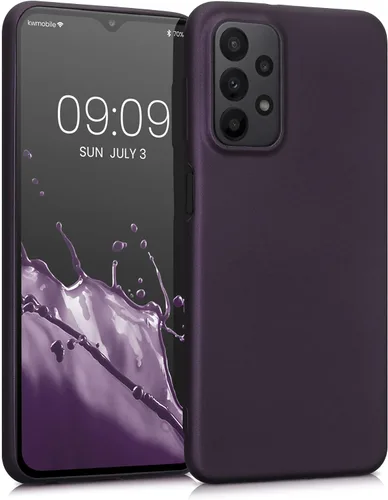 Vista 114 de kwmobile Funda compatible con Samsung Galaxy A12 - Funda protectora de silicona TPU suave y delgada - Azul Báltico