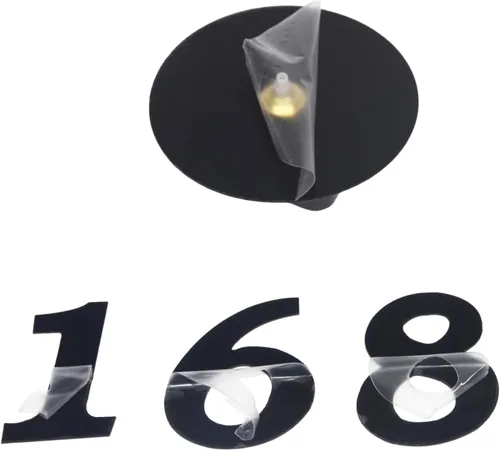 Vista 6 de Reloj de pared DIY, funciona con pilas, cuarzo 3D sin marco, 8-15 pulgadas, negro, grande No.