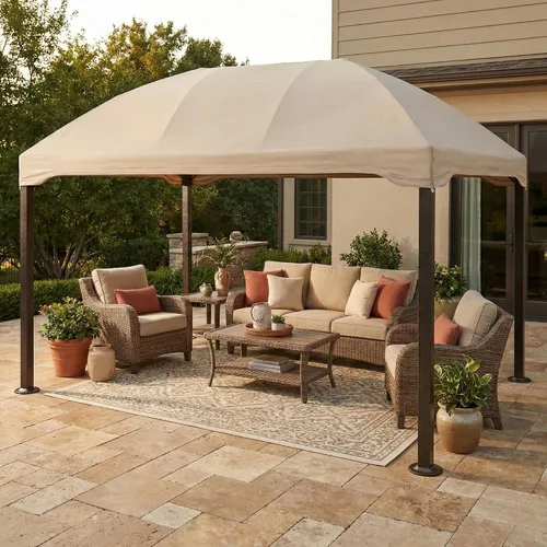 Vista 2 de Garden Winds Toldo de repuesto para cenador Pomeroy Dome - Riplock 350 - Beige