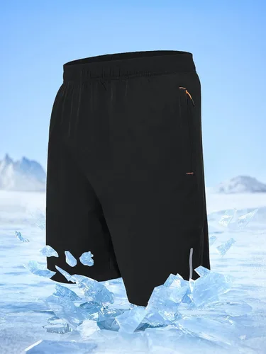 Vista 5 de Pantalones cortos deportivos para hombre, pantalones cortos de entrenamiento de secado rápido, pantalones cortos de entrenamiento de 7 pulgadas9