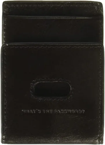 Vista 2 de Fossil Funda magnética minimalista de cuero para hombre con clip para dinero y bolsillo frontal
