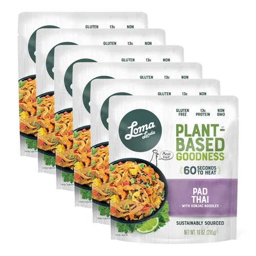 Vista 7 de Loma Linda - Solución completa de comidas a base de plantas de 10 onzas (cuenco hawaiano, paquete de 6)