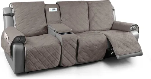 Vista 34 de TAOCOCO - Funda impermeable para sofá biplaza reclinable con consola central, 2 plazas
