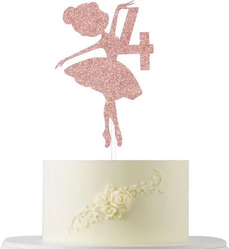 Vista 12 de Decoración para pastel de primer cumpleaños de bailarina, decoración de pastel de primer cumpleaños, decoración de pastel de cumpleaños