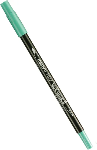 Vista 87 de Uchida 1122-C-3 Marvy Extra Fine Tip Le Plume II Rotulador de doble punta, azul