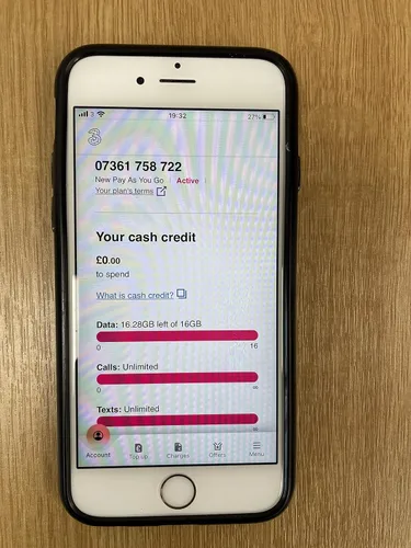 Vista 3 de Three UK Nueva tarjeta prepagada Europa Reino Unido Tres SIM 50GB Datos Un Minutos/Textos durante 30 días con Roaming/USO gratuito en 71 destinos