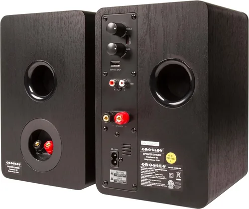 Vista 31 de Crosley KT100BT-CP - Sistema estéreo de tocadiscos Bluetooth con altavoces, champán