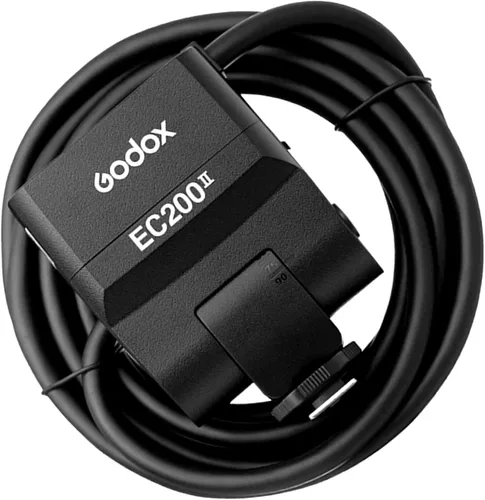Vista 6 de Godox EC200II 6.6 ft zapata remota separación extensión cabeza flash accesorios para Godox AD200PRO II AD200PROII cabeza flash