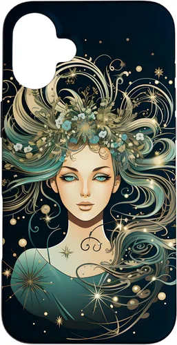 Vista 23 de Virgo Zodiac Sign Horoscope Galaxy Stars Case for iPhone 17