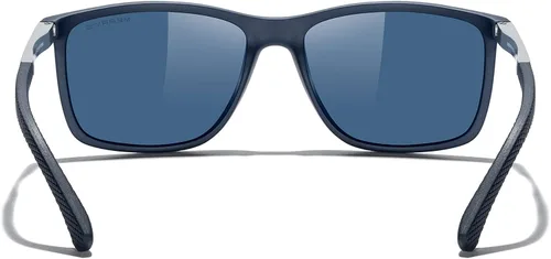Vista 4 de MERRY'S Gafas de sol polarizadas rectángulo unisex para pesca que conduce el templo de aluminio S8658 del golf