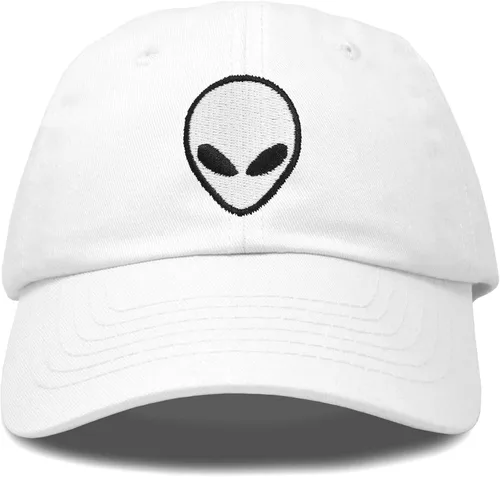 Vista 28 de DALIX Gorra de béisbol Alien Head para hombre y mujer Beige